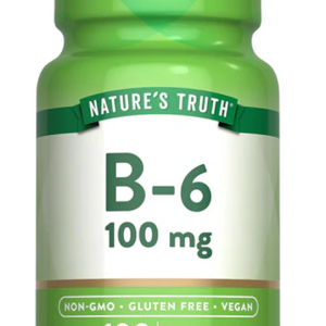 Vitamin B-6 100 mg - 100 Tablets